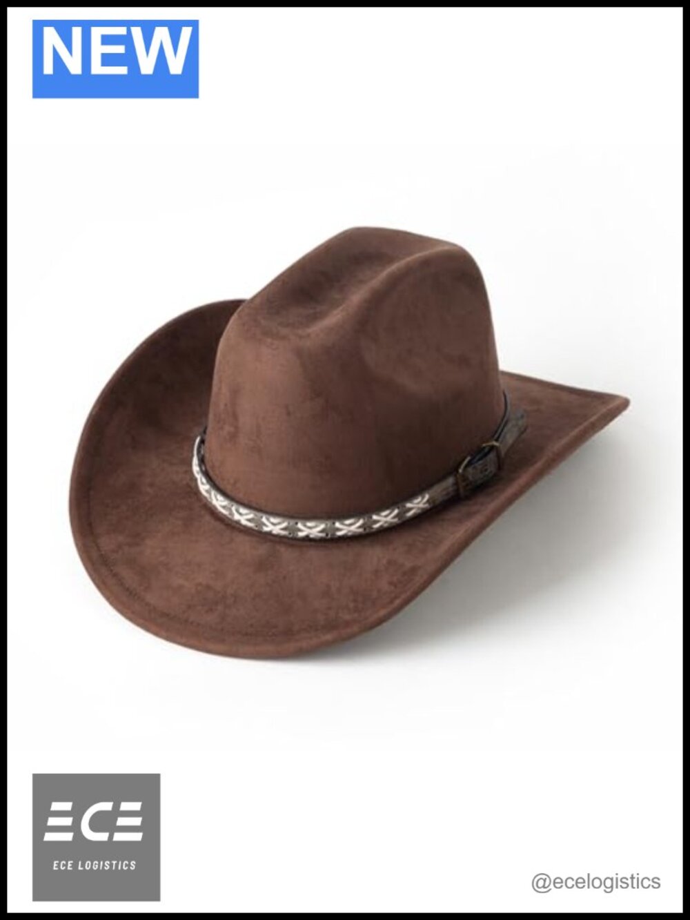 Suede Cowboy Hat Western Wide Brim Womens Cowgirl Hat Adjustable